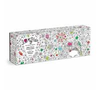 Galison Puzzle Panoramique Colorant Des Fleurs Dans Les Cheveux 1000 Pièces