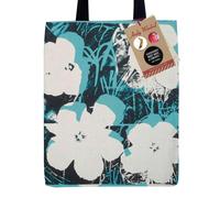 Galison Sac en toile Fleurs Andy Warhol
