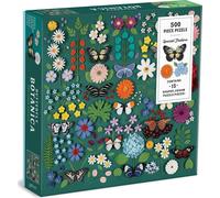 GALISON Square Puzzle Papillon Botanique 500 pièces