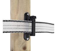 Gallagher - Isolateur clôture ruban Powerline (25 pcs) - Isolateurs pour clôture électrique - Ruban