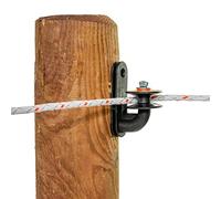 Gallagher - Isolateur d’angle à poulie (5 pcs) - Isolateurs pour clôture électrique - Cordon