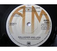 Gallagher & Lyle - Gallagher & Lyle I Had To Fall In Love 7" A&M AMS7300 EX 1977