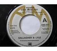 Gallagher & Lyle - Gallagher & Lyle I Wanna Stay With You 7" A&M AMS7211 EX 1976