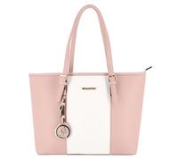 Gallantry | Cabas Femme Spacieux Format A4 Rose Blanc