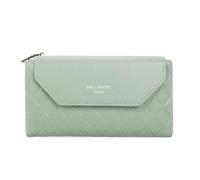 Gallantry - Portefeuille Femme Longue Tri-pli Pu Cuir Matelassé - Vert