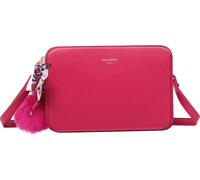 Gallantry, sac à bandoulière pour femme avec pompon & écharpe, rouge fuchsia