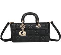 Gallantry, sac à main pour femme avec motif géométrique piqué et bandoulière, noir