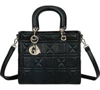 Gallantry, sac à main pour femme avec motif piqué et bandoulière, noir