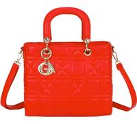 Gallantry, sac à main pour femme avec motif piqué et bandoulière, rouge