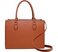 Gallantry, sac à main pour femme en imitation cuir de liège au look élégant et naturel, marron foncé