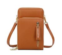 Gallantry - Sac Pochette Multifonction Bandoulière Femme Smartphone 6.7 Pouces Iphone 13 14 Pro Max - Camel