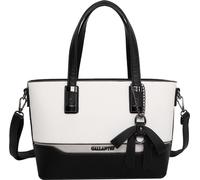 Gallantry, sac shopper femme avec motif graphique et nœud, blanc