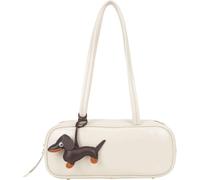 Gallantry, sac shopper femme bicolore avec détail de nœud, gris jaune