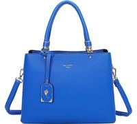 Gallantry, shopper femme avec fermeture florale en métal, bleu