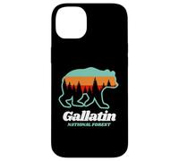 Gallatin National Forest Campings Summer Bear Family Coque pour iPhone 14 Plus