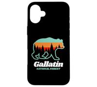 Gallatin National Forest Campings Summer Bear Family Coque pour iPhone 16 Plus