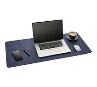 Gallaway Leather Grand tapis de souris - 91,4 x 43,2 cm - Sous-main de bureau, accessoires de bureau à domicile - Protection antidérapante (bleu marine)