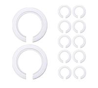 Gallaxy Abat-Jour 12 PièCes, de Trous E27 à E14, RéDucteur D'Anneau D'Abat-Jour pour le Montage des Abat-Jour à Vis sur les Douilles de Lampe