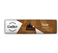 Galler, Barre de chocolat belge noir avec saveur expresso, 70 g