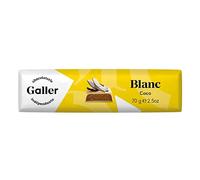 Galler Chocolat | Noix De Coco Blanche | Chocolat Galler | Chocolat Belge Galler | 70 Gramme Total