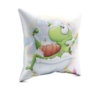 Gallery of Innovative Art Coussin Décoratif avec Remplissage 30x30 cm - Bain Moussant - Décoration Canapé Imprimé De Qualité Supérieure Parfait pour Chambre Bébé - Collection Enfants par TooshToosh