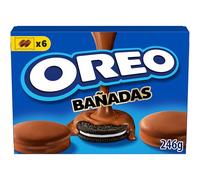 Galletas Oreo De Chocolate Rellenas De Crema y Bañadas En Chocolate Negro 246gr