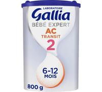 Gallia Bébé Expert AC Transit 2 Lait En Poudre 2ème Âge 6-12 Mois Boîte 800g