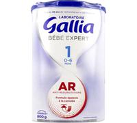 Gallia Bébé Expert AR Caroube 1 - Lait infantile épaissi anti-régurgitations Poudre 800 g