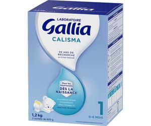 Gallia Calisma 1 Lait En Poudre 1er Âge 0-6 Mois Sachets 2x600g