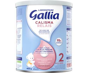 Gallia Calisma Relais Lait 2ème Âge 6-12 Mois Pot 400g