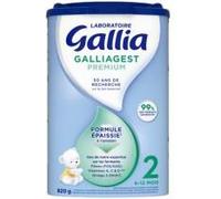 Gallia Galliagest Premium 2 Lait en Poudre 6 à 12 mois 820g