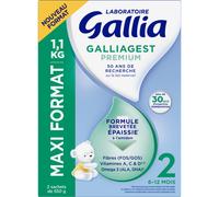 Gallia Galliagest Premium 2eme Âge Lait Poudre 1,1kg
