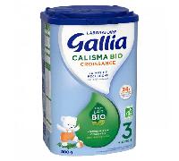 Gallia Lait Calisma Bio Croissance 3ème Âge 800g