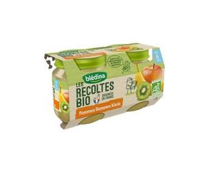 Gallia Pot Bio Pommes Bananes Kiwis