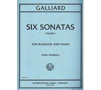 Galliard: Six Sonatas, Vol. 1, For Bassoon and Piano