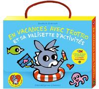 Gallimard Jeunesse-Giboulées En Vacances Avec Trotro Et Sa Valisette D'activités : 2 Blocs De Jeux Et Coloriages + 1 Crayon Multicouleur