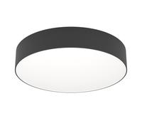 Eglo connect.z plafonnier LED Gallizzi-Z Ø 39 cm ZigBee mat commande app et vocale Alexa blanc chaud-froid RGB dimmable lampe plafond noir