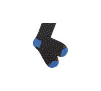 Gallo Chaussettes, Fantaisie Pois, Anthracite/Curry, 83% Coton, Taille 40-45