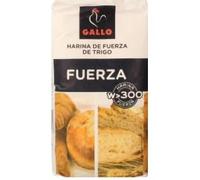 Gallo Farine de Force de Blé Type 45 pour Brioches et Pains, W300+, Idéale pour Levure, 1 kg