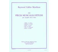 GALLOIS-montbrun Raymond - 6 Pieces Musicales D'etude