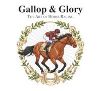 Gallop & Glory: The Art of Horse Racing: An Elegant Adult Colouring Book Celebrating the Power and Grace of Racehorses