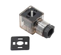 Galloparts Connecteur DIN 43650 3 broches type A avec lumière LED pour électrovanne bobine 12 V 24 V