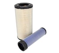 Galloparts Ensemble de filtres à air AF25557 AF25558 compatible avec chargeuse-pelleteuse Caterpillar 416C 416D 420D 422 424B Compatible avec tracteurs Massey Ferguson 5445 5450 5455 5460 6445 6455