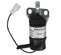 Galloparts Solénoïde d'arrêt de carburant 12 V 15471-60010 052600-1000 compatible avec moteur Kubota D722 Z482 V2203 Tracteur B20 B2150D B2150E B9200HSD-TOW B1250HSD B1250HSD 0HSE B1 550D B1550E