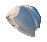 Galloping Stallion Bonnet en tricot extensible imprimé, chapeau de ski chaud, adapté pour les activités telles que la randonnée, la pêche et la course à pied, noir