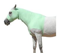 Gallopoff Capot de Cheval en Tissu Extensible avec Zip, Protège-épaule pour Cheval avec Couvre-Cou Élastique