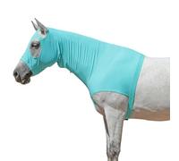 Gallopoff Capuche slinky pour cheval avec fermeture éclair, capuche extensible en élasthanne pour protection de la crinière, housse respirante pour la préparation des spectacles, économiseur de