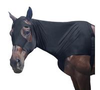 Gallopoff Capuche slinky pour cheval avec fermeture éclair, capuche extensible en élasthanne pour protection de la crinière, housse respirante pour la préparation des spectacles, économiseur de