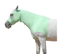 Gallopoff Capuche slinky pour cheval avec fermeture éclair, capuche extensible en élasthanne pour protection de la crinière, housse respirante pour la préparation des spectacles, économiseur de