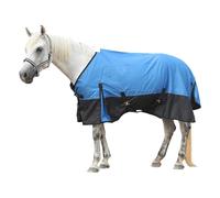 Gallopoff Couverture de pluie pour cheval indéchirable, imperméable, respirante et sans rembourrage (0 g), légère et confortable
